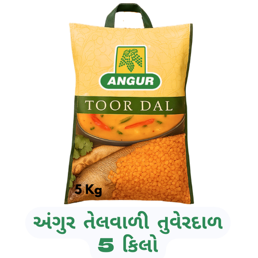 Angur Desi Toor Dall Oily 5 Kg (Set of 6)